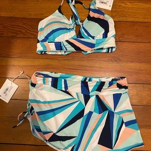 NWT- Carve Designs Hoku Swim Skirt and Dahlia Top